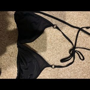 Black bikini top